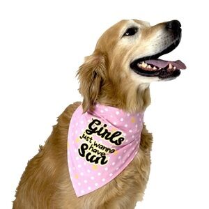 GIRLS WANNA HAVE FUN DOG BANDANA